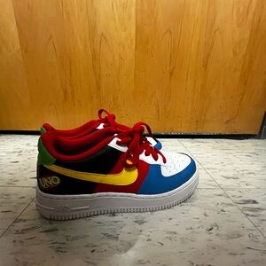 Nike Multicolor Sneakers with Red and Blue